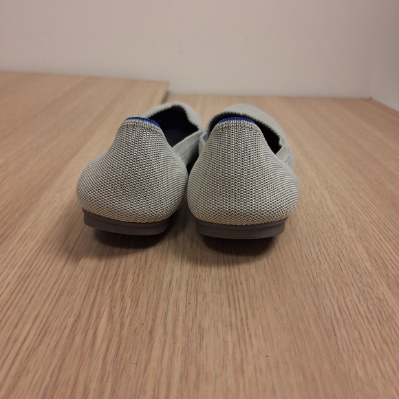 ROTHYS Retired Flax Birdseye Gray, The Flat Slip On - Picture 3 of 5